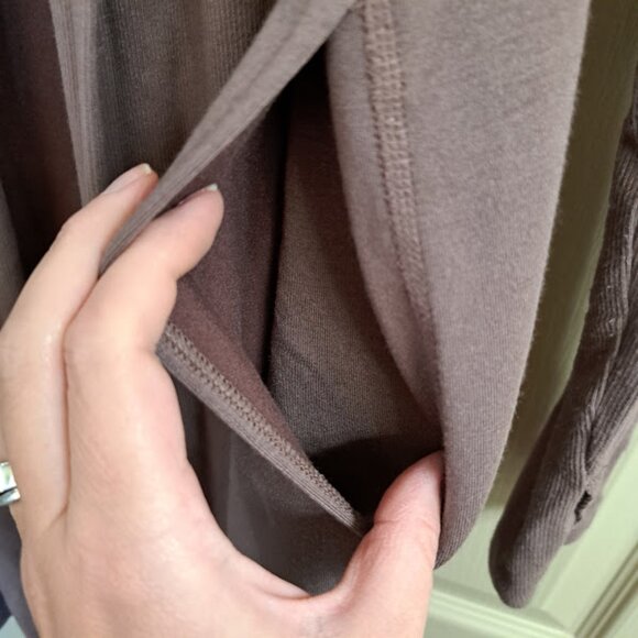Athleta Long purple Cardigan with pockets size medium great condition - Picture 3 of 4